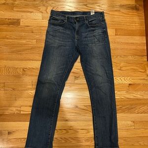 Men's Banana Republic Traveler Slim Fit Medium Wash Jeans, 35x34